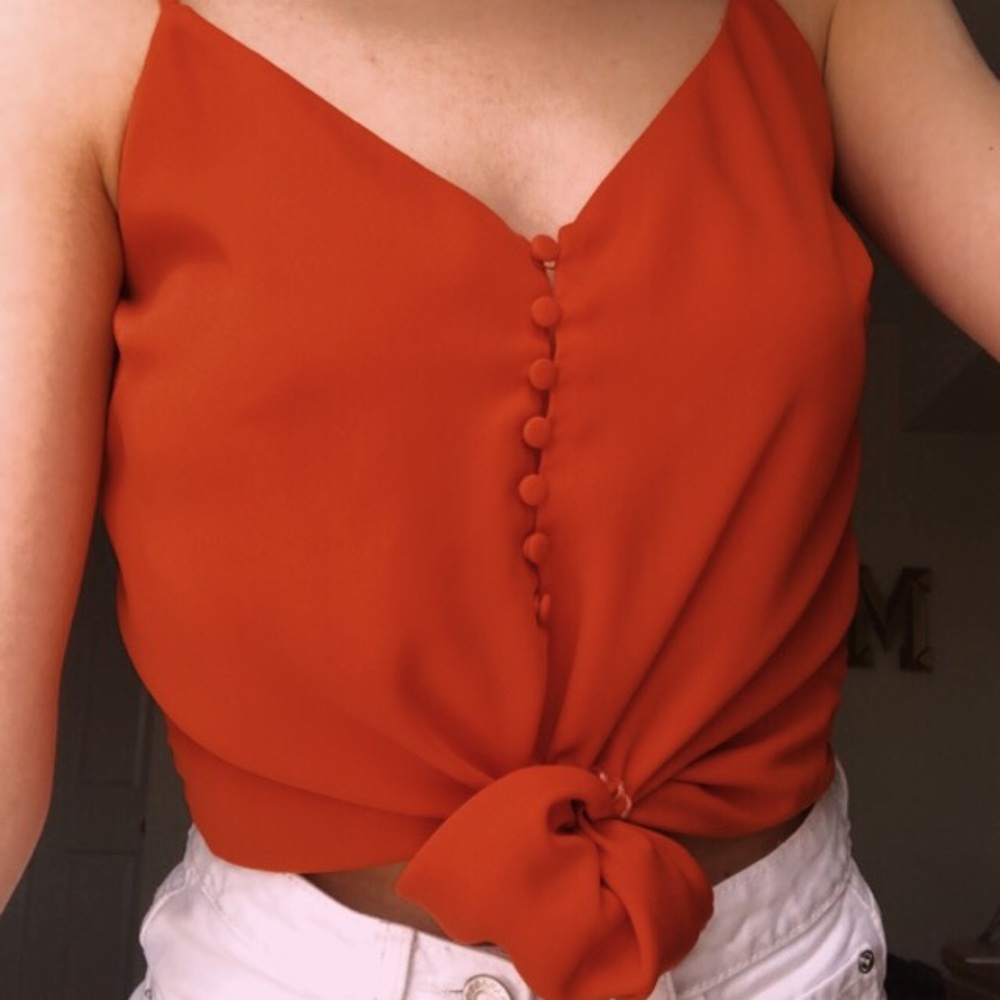 orange tank top from DYNAMITE !